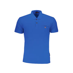 Napapijri Blue Cotton Polo Shirt -   -  Napapijri.