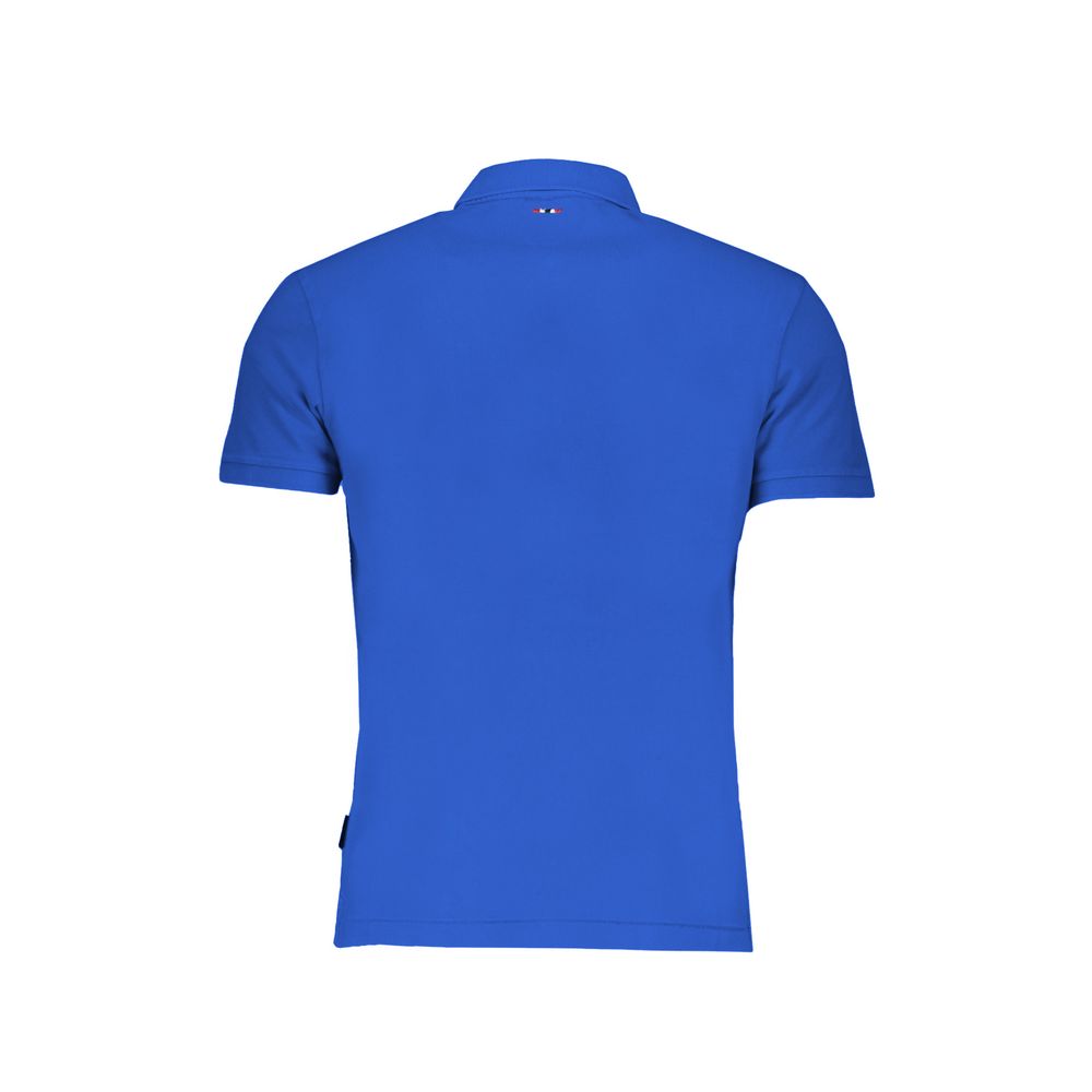 Napapijri Blue Cotton Polo Shirt -   -  Napapijri.