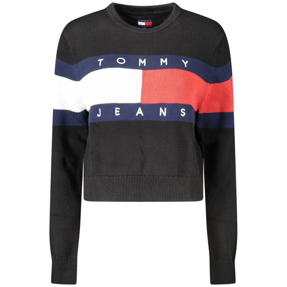 Tommy Hilfiger Black Cotton Women Sweater -   -  Tommy Hilfiger.
