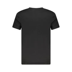 Cavalli Class Black Cotton Men T-Shirt -   -  Cavalli Class.