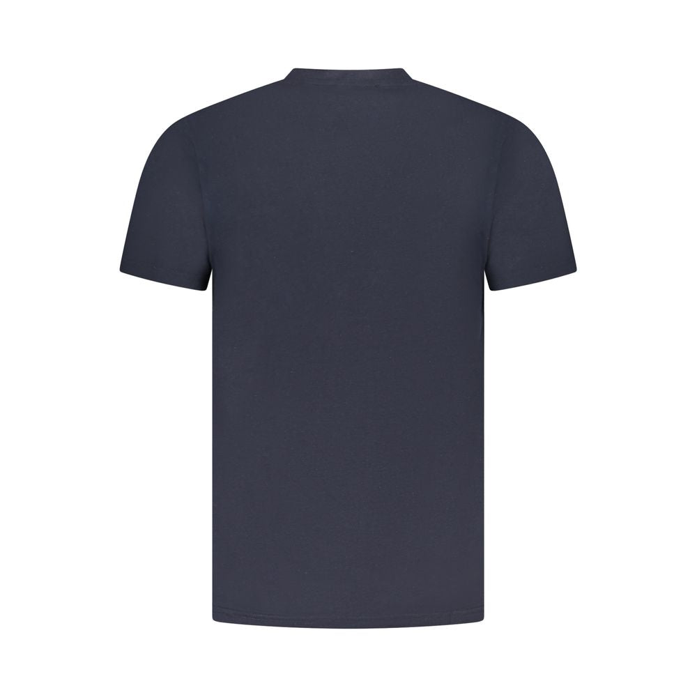 Cavalli Class Blue Cotton Men T-Shirt -   -  Cavalli Class.