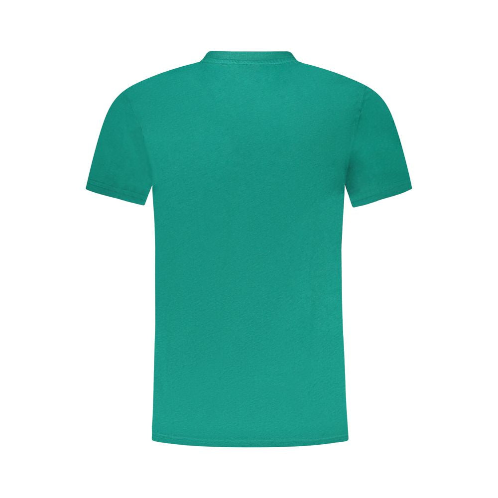 Cavalli Class Green Cotton Men T-Shirt -   -  Cavalli Class.