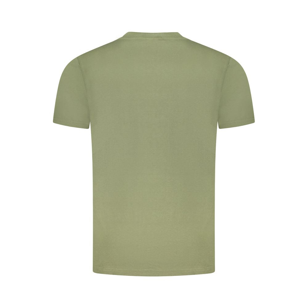 Cavalli Class Green Cotton Men T-Shirt -   -  Cavalli Class.