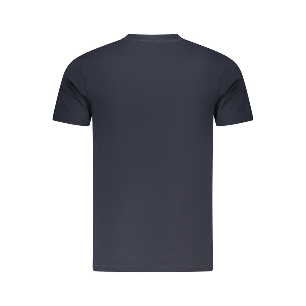 Cavalli Class Blue Cotton Men T-Shirt -   -  Cavalli Class.