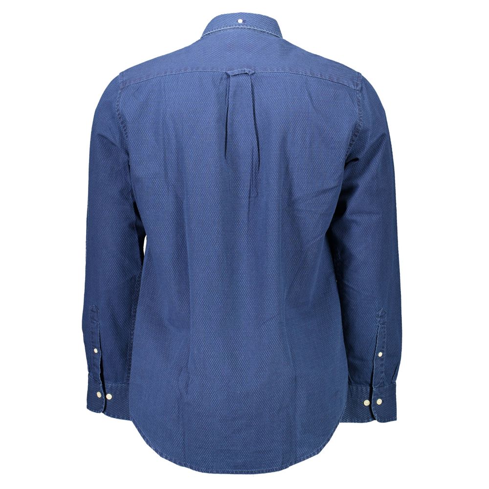 Gant Blue Cotton Men Shirt -   -  Gant.