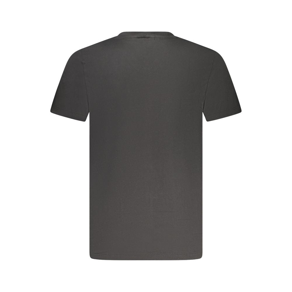 Calvin Klein Black Cotton Men V-Neck T-Shirt -   -  Calvin Klein.