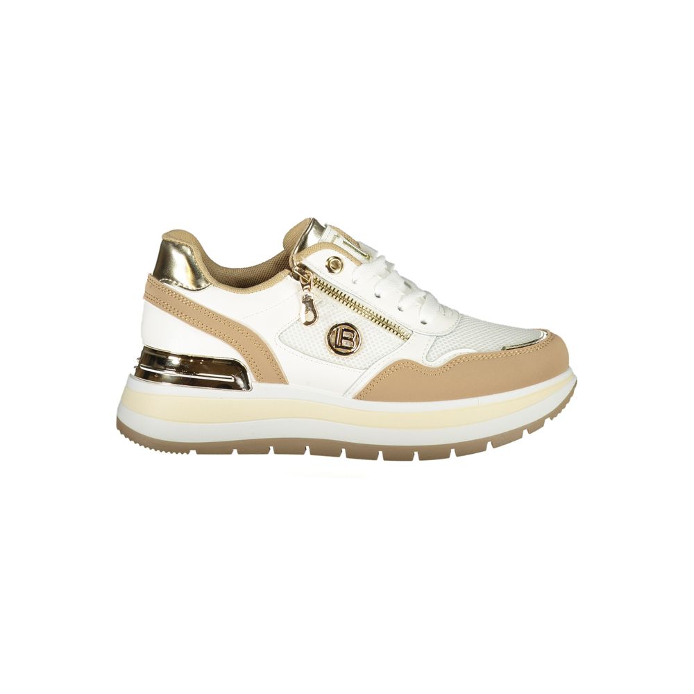 Laura Biagiotti Beige Polyester Women Sneaker -   -  Laura Biagiotti.