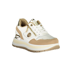 Laura Biagiotti Beige Polyester Women Sneaker -   -  Laura Biagiotti.