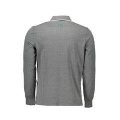 U.S. POLO ASSN. Gray Cotton Men Polo Shirt -   -  U.S. POLO ASSN..