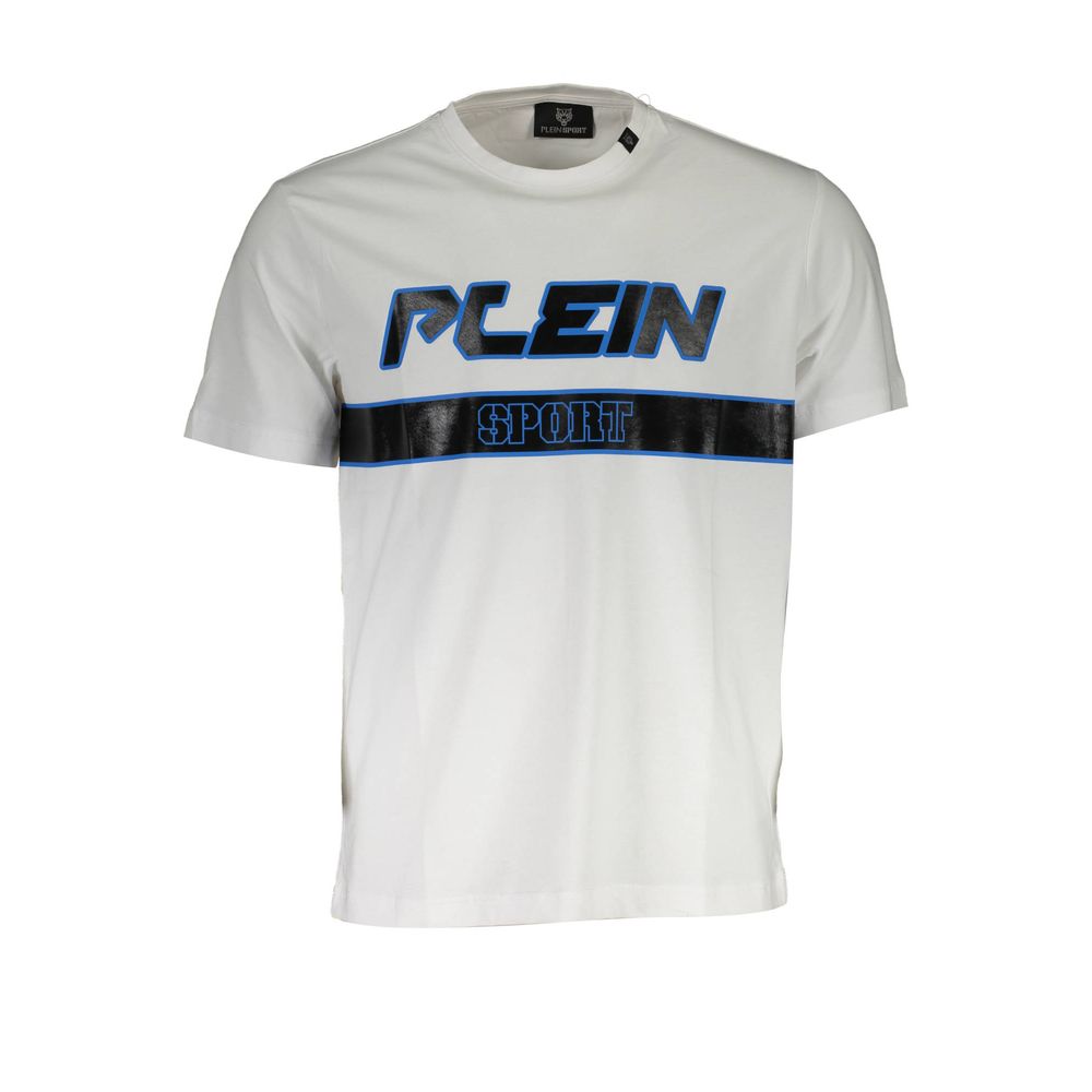 Plein Sport White Cotton Men T-Shirt -   -  Plein Sport.