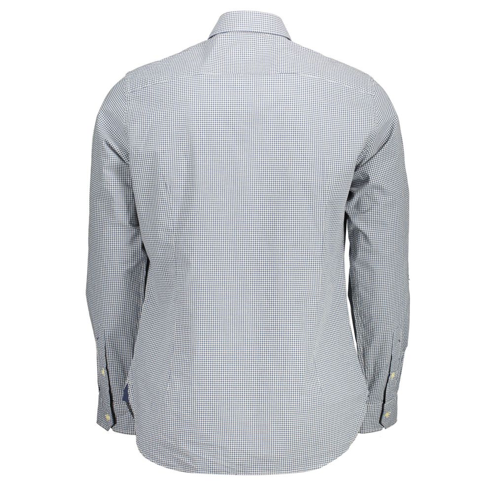 U.S. POLO ASSN. Light Blue Cotton Men Shirt -   -  U.S. POLO ASSN..