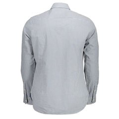 U.S. POLO ASSN. Light Blue Cotton Men Shirt -   -  U.S. POLO ASSN..