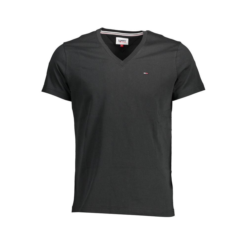Tommy Hilfiger Black Cotton T-Shirt -   -  Tommy Hilfiger.