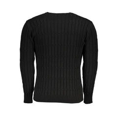 U.S. Grand Polo Twisted Crew Neck Sweater with Contrast Details -   -  U.S. Grand Polo.