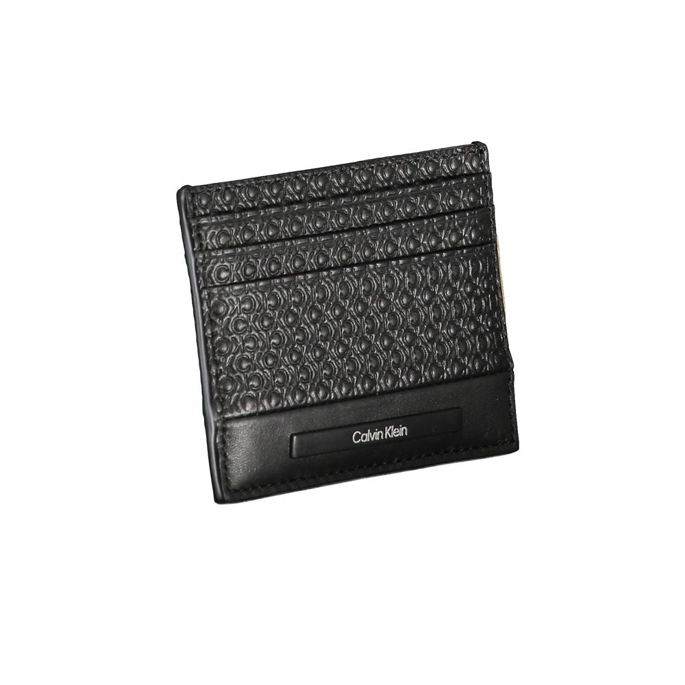 Calvin Klein Sleek Black Contrast Card Holder -  Card Holder for Men -  Calvin Klein.