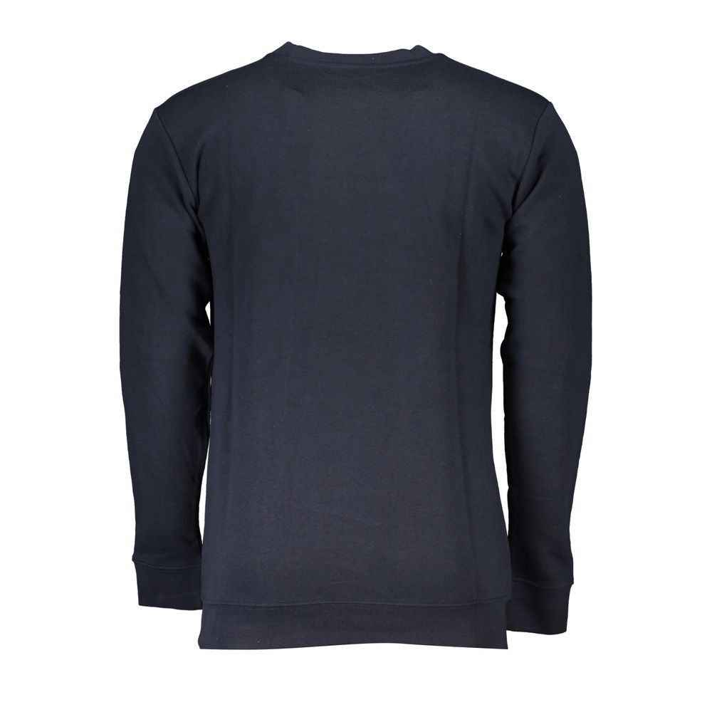 Cavalli Class Blue Cotton Men Sweater -   -  Cavalli Class.