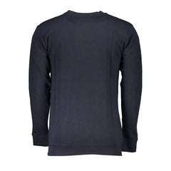 Cavalli Class Blue Cotton Men Sweater -   -  Cavalli Class.