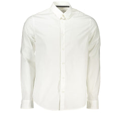 Calvin Klein Elegant Slim Fit Long Sleeved White Shirt -   -  Calvin Klein.