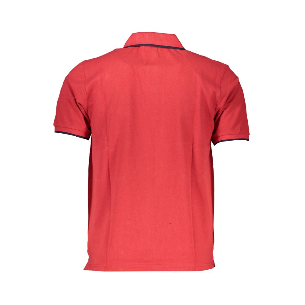 North Sails Red Cotton Polo Shirt -   -  North Sails.