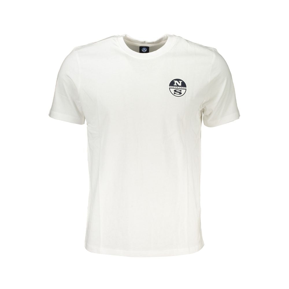 North Sails White Cotton T-Shirt -   -  North Sails.