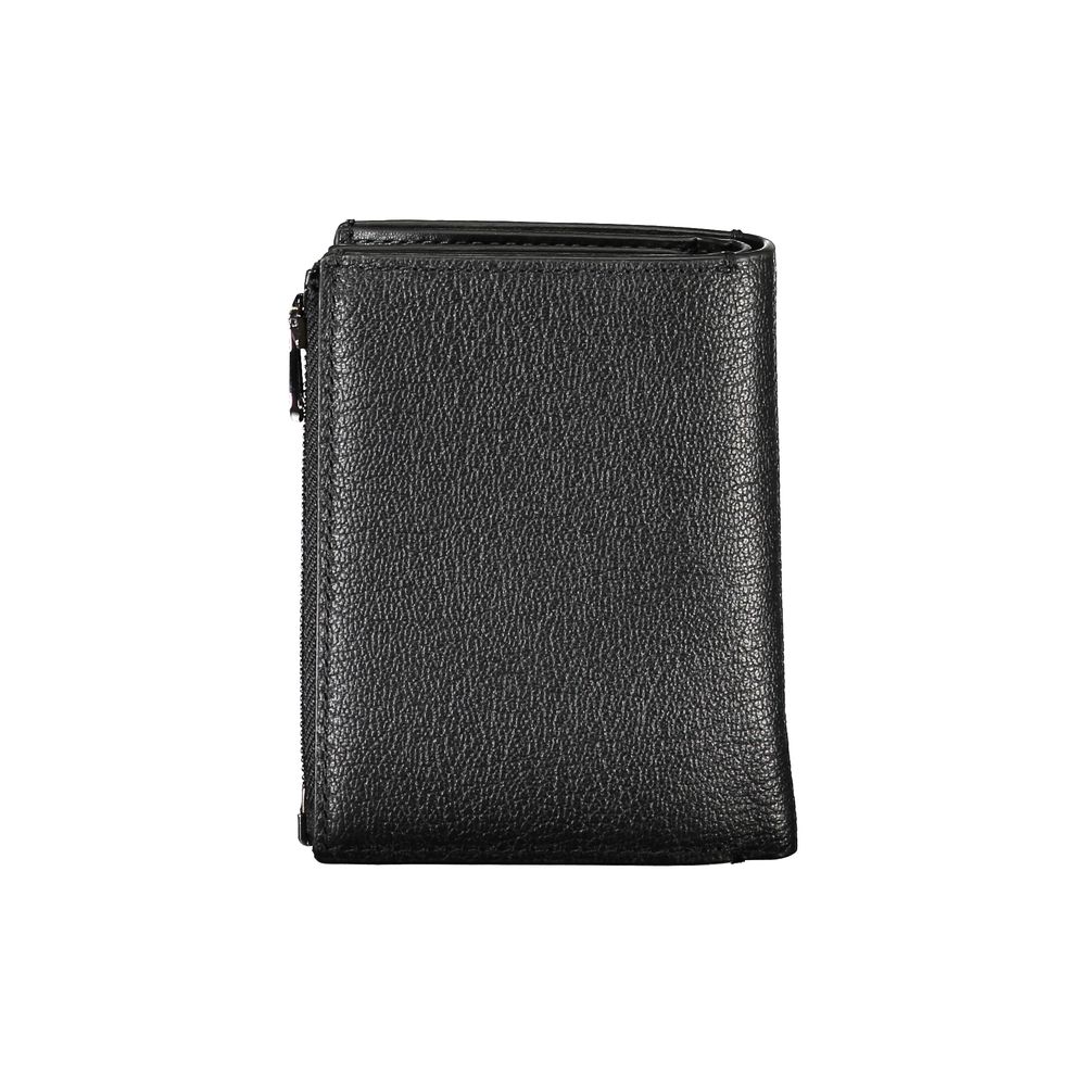 Calvin Klein Sleek Black Leather Wallet with Coin Purse -  Leather Wallet for Men -  Calvin Klein.