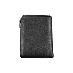 Calvin Klein Sleek Black Leather Wallet with Coin Purse -  Leather Wallet for Men -  Calvin Klein.