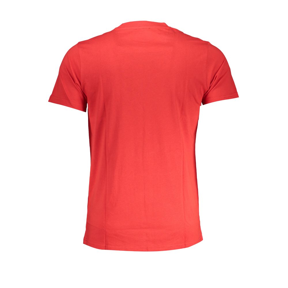 Cavalli Class Red Cotton T-Shirt -   -  Cavalli Class.