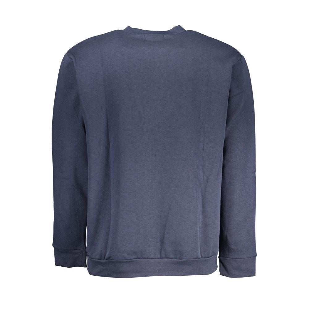 Cavalli Class Blue Cotton Men Sweater -   -  Cavalli Class.