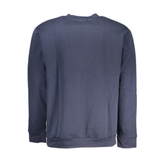 Cavalli Class Blue Cotton Men Sweater -   -  Cavalli Class.