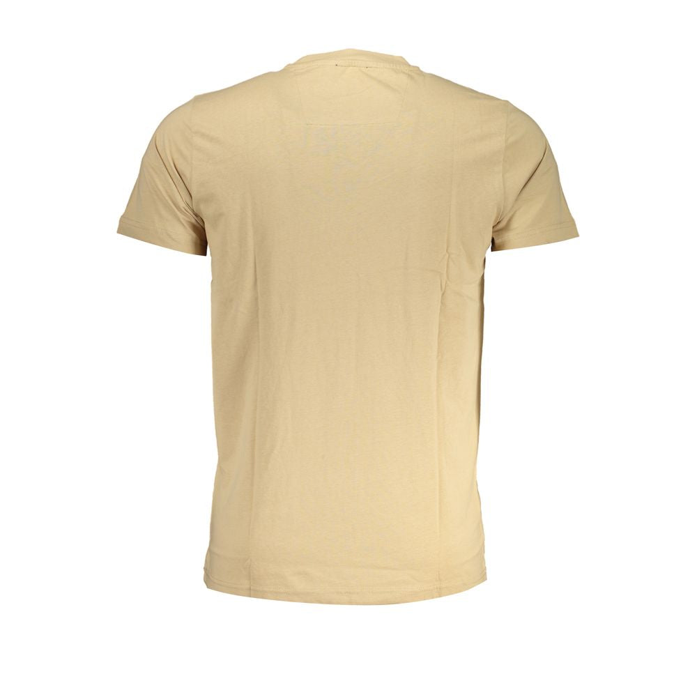 Cavalli Class Beige Cotton T-Shirt -   -  Cavalli Class.