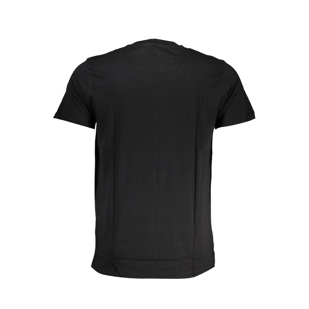 Cavalli Class Black Cotton T-Shirt -   -  Cavalli Class.