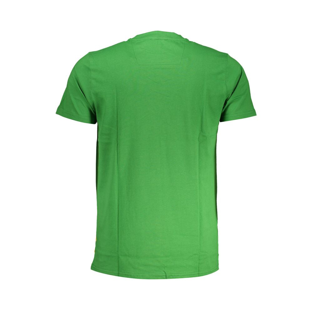 Cavalli Class Green Cotton T-Shirt -   -  Cavalli Class.