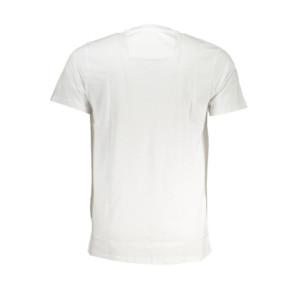 Cavalli Class White Cotton T-Shirt -   -  Cavalli Class.
