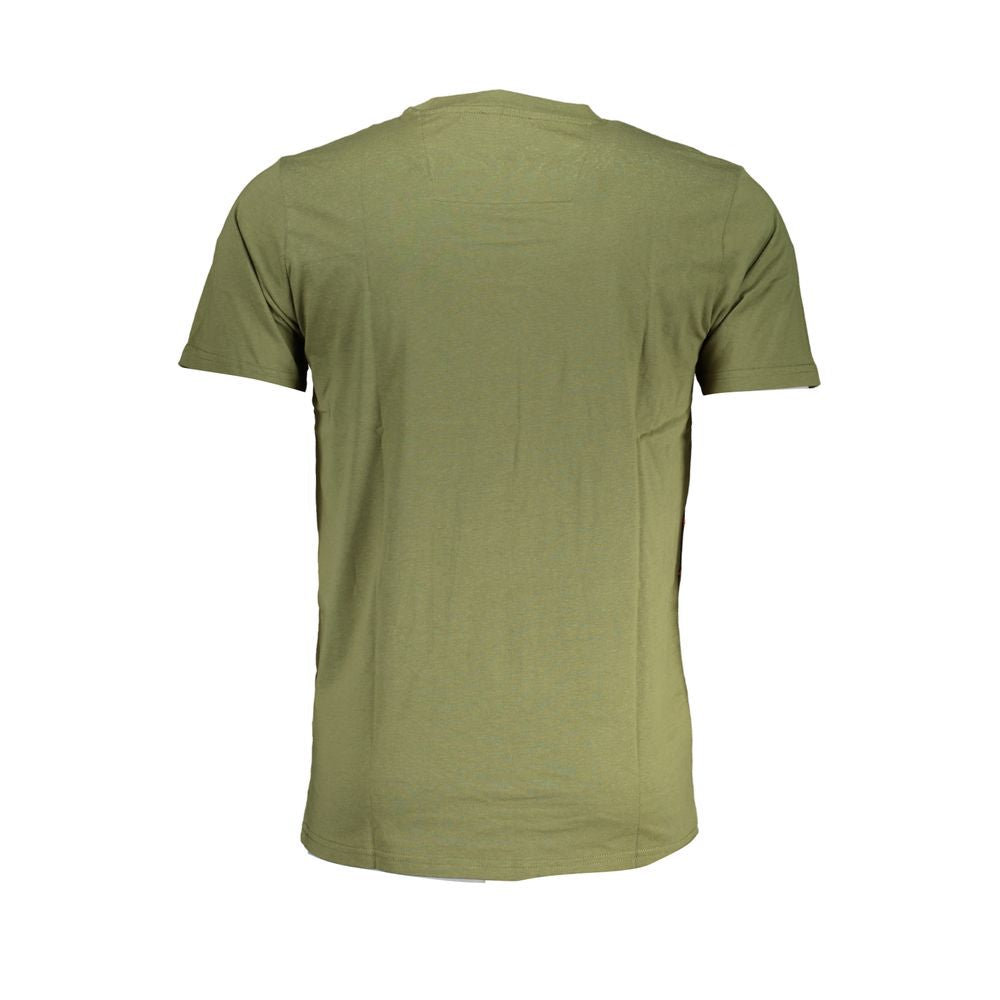 Cavalli Class Green Cotton T-Shirt -   -  Cavalli Class.