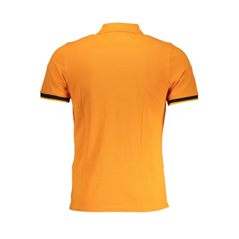 K-WAY Vibrant Orange Contrast Detail Polo -   -  K-WAY.