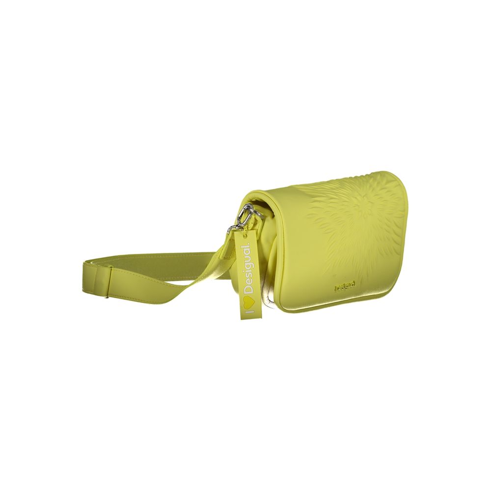 Desigual Yellow Polyethylene Handbag -   -  Desigual.