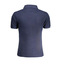 La Martina Blue Cotton Polo Shirt -   -  La Martina.