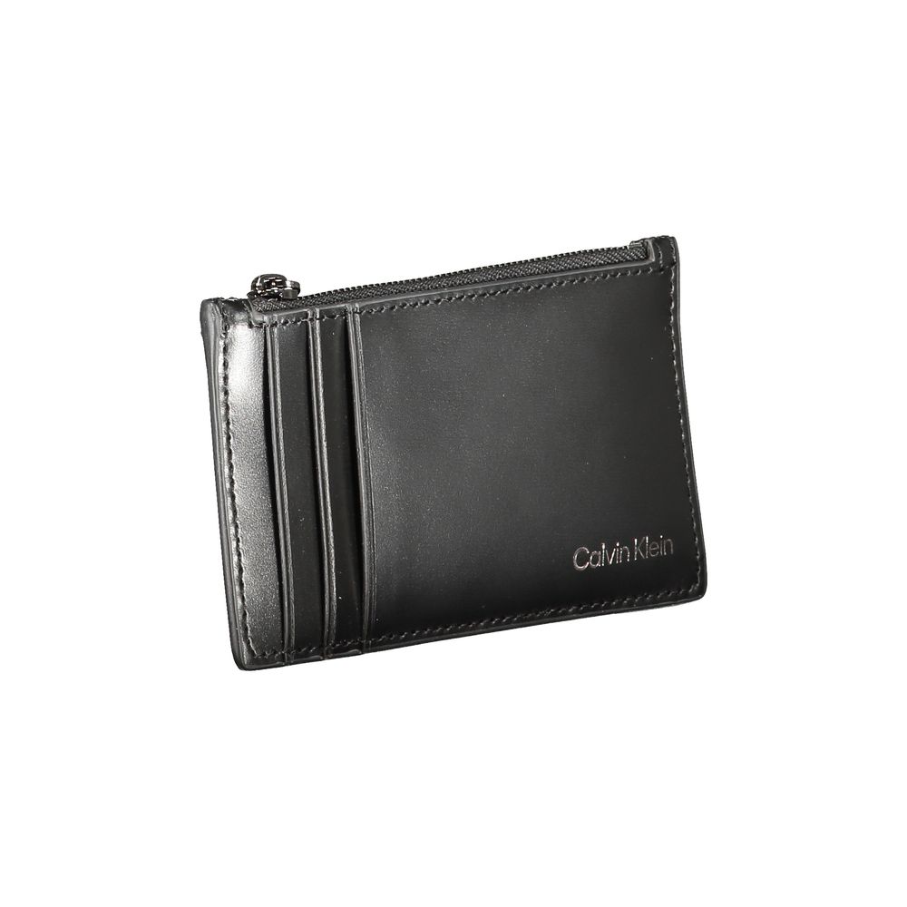 Calvin Klein Black Leather Wallet -  Wallets for Men -  Calvin Klein.