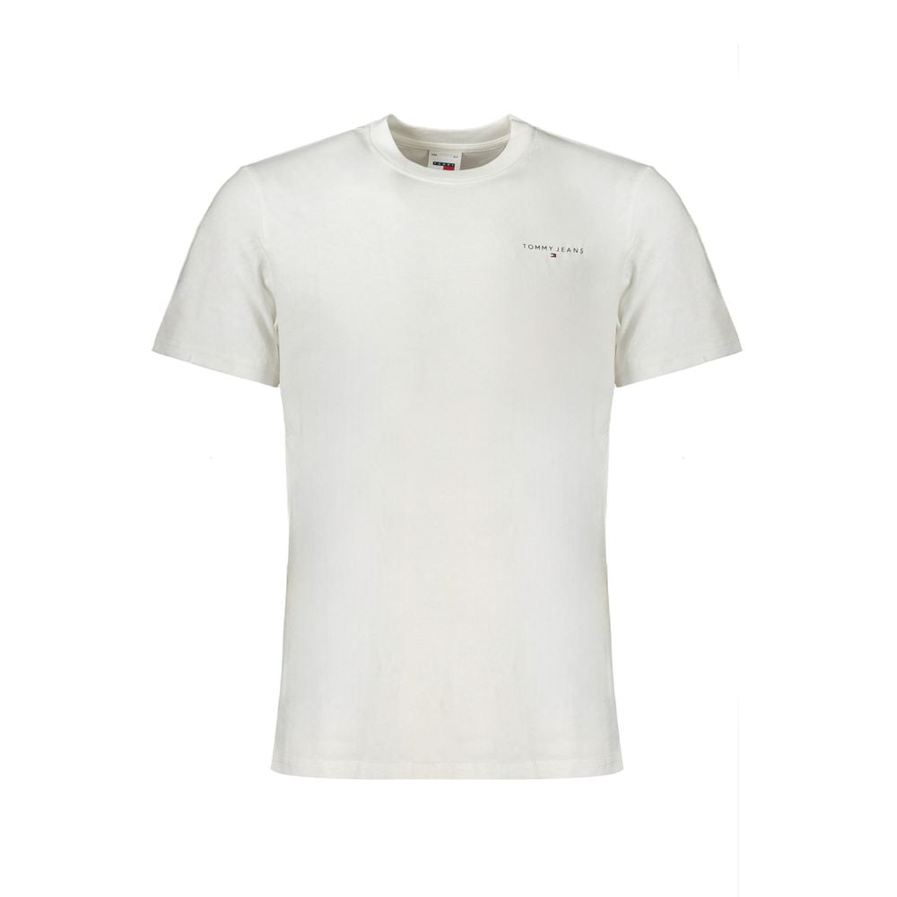 Tommy Hilfiger White Cotton Men T-Shirt -   -  Tommy Hilfiger.