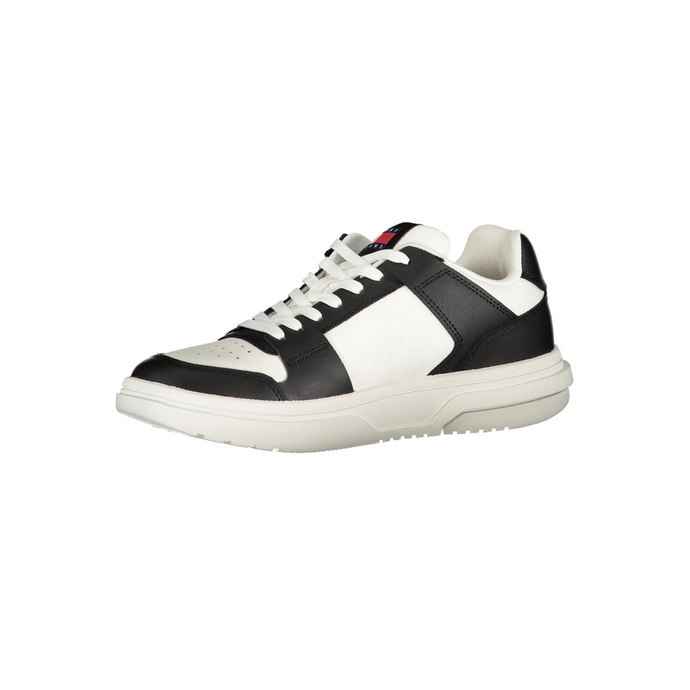 Tommy Hilfiger Black Leather Women Sneaker -   -  Tommy Hilfiger.