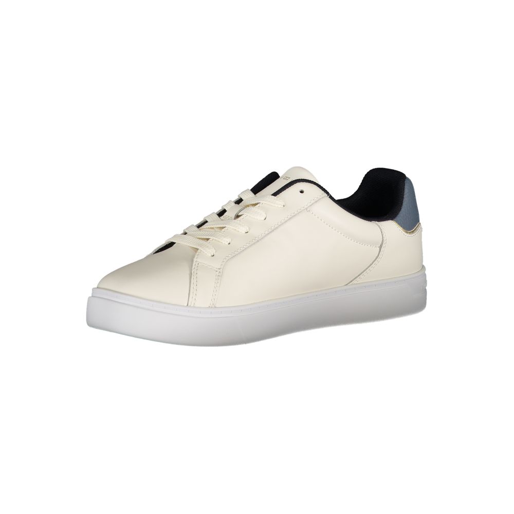 Tommy Hilfiger Beige Leather Women Sneaker -   -  Tommy Hilfiger.
