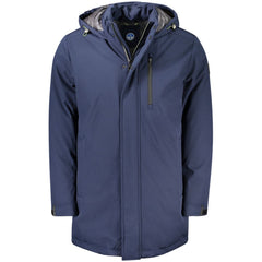 North Sails Blue Polyester Men Jacket -   -  North Sails.