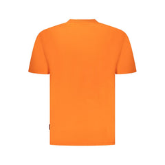 Napapijri Orange Cotton Men T-Shirt -   -  Napapijri.