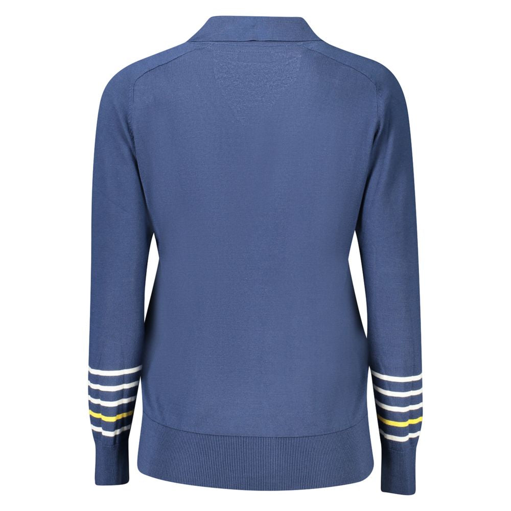 North Sails Blue Cotton Women Sweater -   -  North Sails.