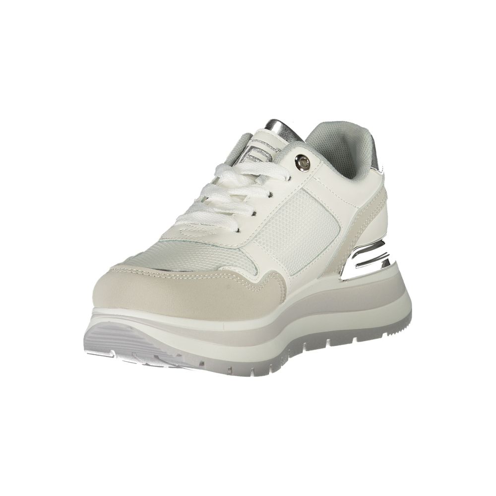Laura Biagiotti White Polyester Women Sneaker -   -  Laura Biagiotti.