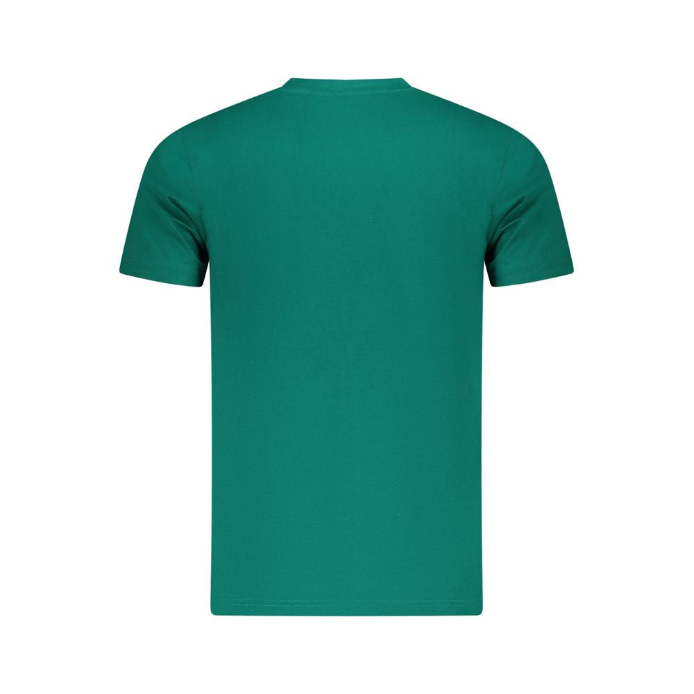 Cavalli Class Green Cotton Men T-Shirt -   -  Cavalli Class.