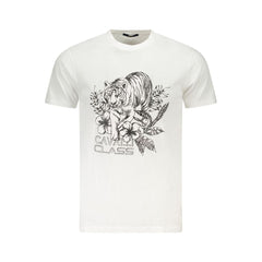 Cavalli Class White Cotton Men T-Shirt -   -  Cavalli Class.
