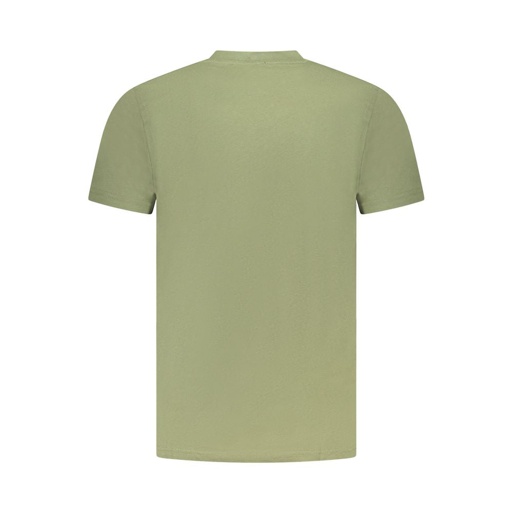 Cavalli Class Green Cotton Men T-Shirt -   -  Cavalli Class.
