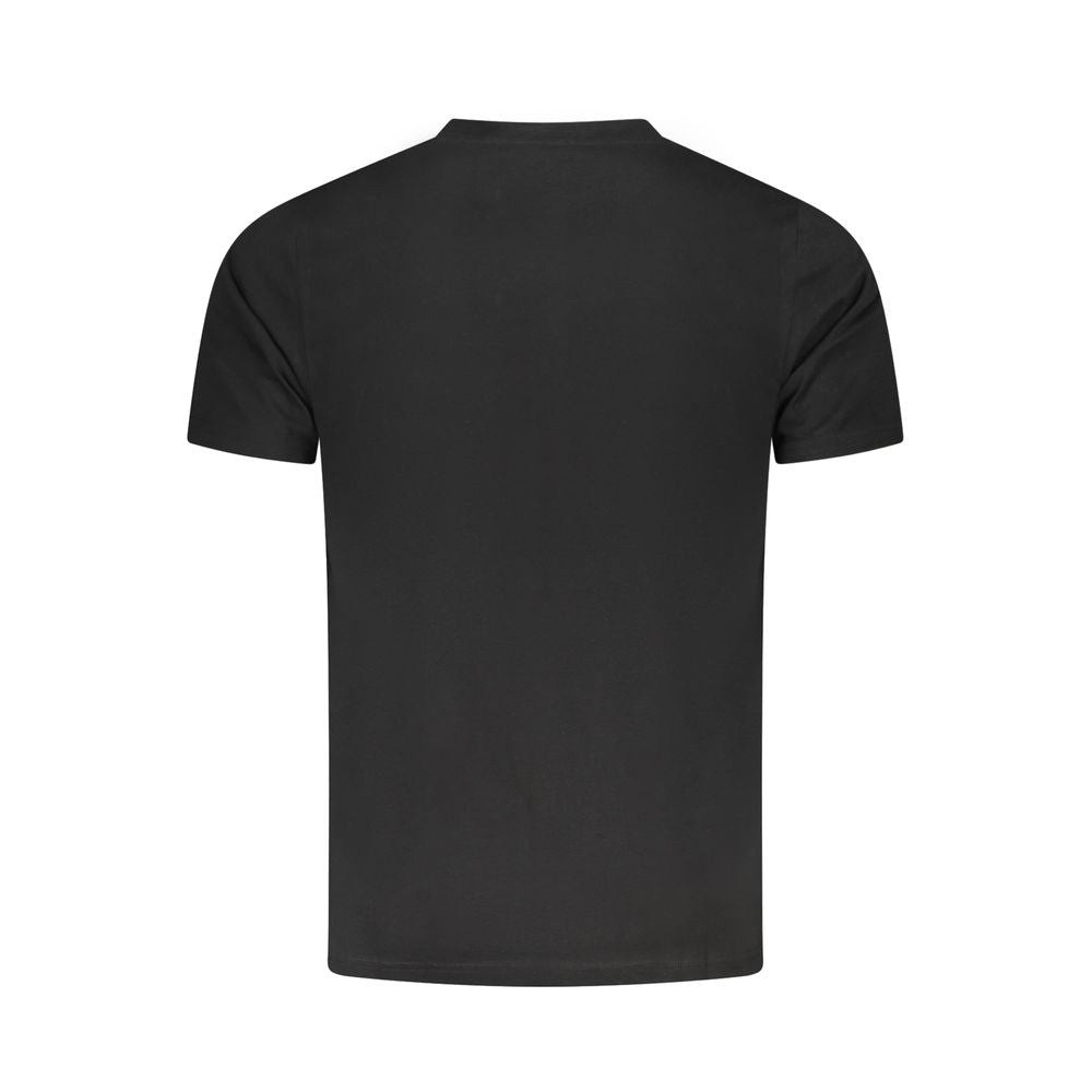 Cavalli Class Black Cotton T-Shirt -   -  Cavalli Class.