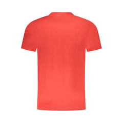 Cavalli Class Red Cotton Men T-Shirt -   -  Cavalli Class.